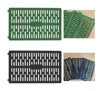 Robusta copertura protettiva per alberi da 8 pezzi, protegge i giovani alberi da danni fisici con materiale (verde)