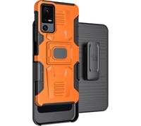 Robusta Custodia Con / Stand Cintura Clip per Vivaci Jitterbug Smart 4 Phone /