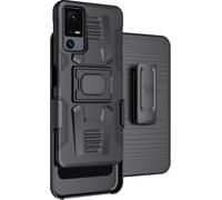 Robusta Custodia Con / Stand Cintura Clip per Vivaci Jitterbug Smart 4 Phone /