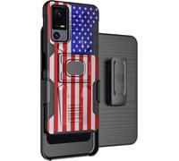 Robusta Custodia Con / Stand Cintura Clip per Vivaci Jitterbug Smart 4 Phone /