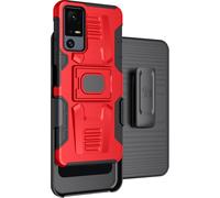 Robusta Custodia Con / Stand Cintura Clip per Vivaci Jitterbug Smart 4 Phone /