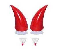 Robusta decorazione esterna per auto, decorazione per il tetto del veicolo di Halloween, trombe e zanne, decorazione paraurti per berlina, camion, moto, camper, modificatori di veicoli, servizio di