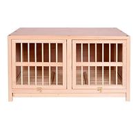 Robusta Gabbia per piccioni in Legno massello con Vassoio Estraibile per Il Letame, Facile da installare, Adatta Anche Come voliera - Disponibile in Diverse Misure (Naturale, 70x40x40 cm)