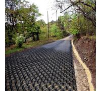 Robusta griglia di stabilizzazione per ghiaia, espandibile, in polietilene, anti-erosione, supporto a terra a nido d'ape, perfetta per vialetti e sentieri (5 x 7 m)