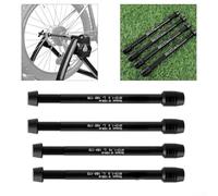 Robusta lega di alluminio Bike Trainer Thru Axel con opzioni di larghezza regolabile per ospitare varie biciclette (M12x1.5 166-178mm)