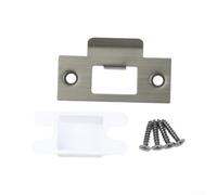 Robusta piastra di sicurezza per porta del garage con copertura integrata per catenaccio e hardware per una forte difesa d'ingresso contro l'accesso forzato, colore oro (verde antico)