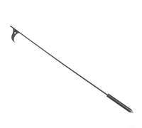 Robusta pinza in ferro per fuoco, camino e stufa a legna, con un manico lungo per un controllo sicuro dei tronchi bruciati e una maggiore sicurezza dalle fiamme