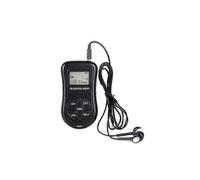 Robusta radio FM stereo tascabile, con ricerca automatica delle stazioni, portatile e facile da usare con gli auricolari.