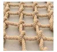 Robusta rete da arrampicata in canapa - Rete da carico gigante in iuta per bambini e animali domestici - Soluzioni a rete versatili per la sicurezza del gioco e le attività all'aperto