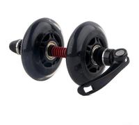 Robusta ruota in poliuretano con funzione di sgancio rapido per forcelle della bicicletta, garantisce una vestibilità sicura e un'azione di rotolamento fluida (nero)