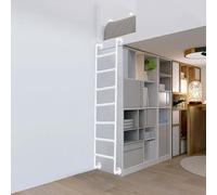 Robusta scala da parete per letti a castello, dimensioni personalizzate (200 cm), ideale per soffitta e cantina, scale per interni ed esterni, design salvaspazio