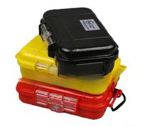 Robusta scatola portaoggetti impermeabile per attrezzi ed elettronica da esterno, resistente contenitore per attrezzi in ABS con ammortizzazione regolabile, protezione per tutte le stagioni (giallo)