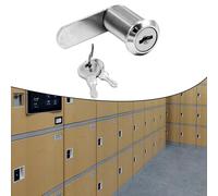 Robusta serratura a camme in lega di zinco compatibile con porte in legno metall