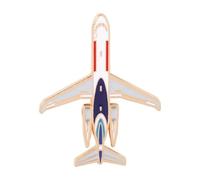 Robusta spilla Kirsite Airplanes, elegante spilla per zaino | Spilla portatile in metallo con 6 colori vivaci, accessorio alla moda per aerei per giacche, borse e cappelli