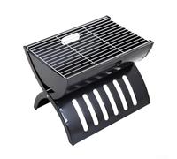 Robusta stufa portatile pieghevole per barbecue con bordi arrotondati lisci, design triangolare di stabilità, aperture ottimizzate per il flusso d'aria e parti rimovibili per una maggiore comodità di