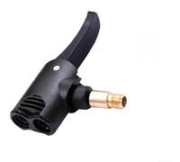 Robusta testa adattatore per pneumatici auto compatibile con valvole standard e per valvole PRESTA e funzione di collegamento rapido (ugello d'aria no)