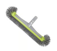 Robusta Testina for Spazzola da Piscina in Alluminio da 45 Cm con Sette File di Setole in Nylon for La Pulizia degli Angoli