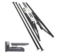 Robuste cerniere pieghevoli con molle a gas meccanismo di sollevamento triangolare per letti di stoccaggio Telaio regolabile Hardware Heavy Duty Bed Accessories per letti da 1,2 m