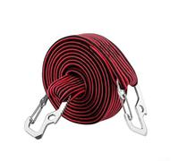 Robuste cinghie elastiche da 2 m con clip, la soluzione per fissare l'attrezzatura in qualsiasi viaggio (rosso-2 m)