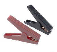 Robuste clip a coccodrillo efficienti connettori 100A con molle spesse e design affidabile dei denti per un uso sicuro