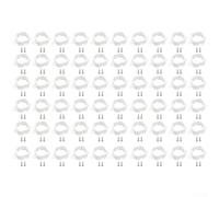 Robuste clip forPETG per luci esterne H706 che offrono una maggiore stabilità e protezione contro vento e pioggia, opzioni di kit disponibili (60 pezzi)