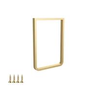 Robuste gambe da tavolo in metallo, piedini di supporto per mobili fai da te, per tavolino da caffè, tavolo da pranzo, scrivania, bar per la colazione o panchina, include viti (40 cm x 90 cm