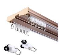 Robuste Guide scorrevoli a Doppio Strato per soffitti: Doppie Guide silenziose da 5,2 Metri per Uno Scorrimento Fluido in soggiorni, camere da Letto e bagni, Design Versatile in Metallo.