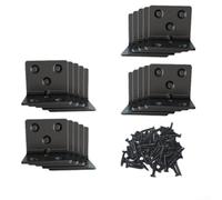 Robuste staffe a L per il fissaggio di travi e binari in layout di officina e modifiche dello spazio di lavoro industriale (20 pezzi)