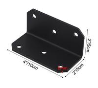 Robuste Staffe Angolari a L per Legno Metallo 90 Gradi 2x4 Pollici Installazione