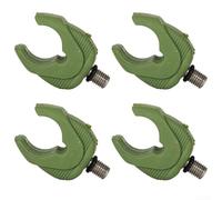 Robuste teste per canna da pesca, 4 pezzi, progettate per migliorare la tua esperienza di pesca senza soluzione di continuità (verde militare)