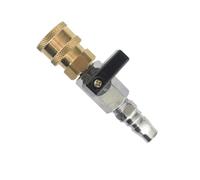 Robusti 3/8 Pollice Pneumatica Valvole In Acciaio Inox E Ottone Con Accoppiamento Rapido E Adattatore Bocchetta Tubo Valvola di Riempimento Aria