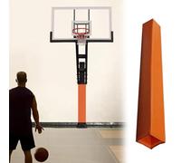 Robusti Cuscinetti di Sicurezza per Pali da Basket da 1", per Interni/Esterni, per Palestra e Scuola, Pellicola Protettiva per Pali da Tenda, 3"x3" (Arancione)