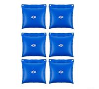 Robusti pesi di copertura per piscina, confezione da 6, con ganci, perfetti per coperture fuori terra, mantengono il peso in modo sicuro (30 x 30 cm)