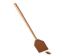 Robusti Pettegolezzi Volanti Fatti Di Legno, Battite Vespe Scavate - Robusti Balame Di Volo Portatili, Branchi A Mosca A Doppio Lato Fatto Di Pelle, Svatter A Mano Stabile Con Impugnatura Comoda All'i