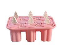 Robusti stampi per gelati sicuri per congelatori al forno, materiali sicuri, ghiaccioli per spuntini di famiglia, tempo di rilascio facile, ghiaccioli in silicone
