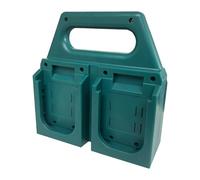 Robusti supporti per batterie da 18 V Organizzatori di archiviazione sicuri per 4/6 celle Strumento salvaspazio Staffe di montaggio per batteria