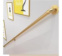 Robusto 1,5 m oro il il per scale interne/esterne diametro 8 cm ringhiera ispessita ideale per bagno, doccia, corridoio, villa, loft, installazione durevole