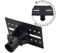 Robusto adattatore di montaggio 35 mm per supporto altoparlante DJ aspetto profe