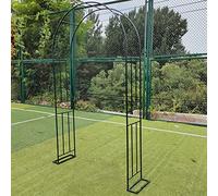 Robusto arco da giardino in metallo per piante rampicanti e fiori, perfetto per matrimoni, anniversari, eventi all'aperto, decorazione per pergola, elegante espositore floreale e supporto per
