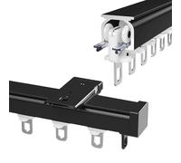 Robusto Binario per Tende Da Esterno Bastone Binario A Soffitto In Alluminio, 100 200 300 400 500cm Bastoni Binari per Tende, Binario per Tende per Finestre e Tende Divisorie, Facile Da Installare(Fra