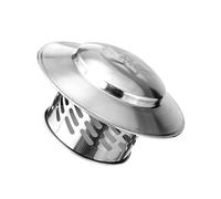 Robusto cappello da pioggia per camino, in acciaio inox, portatile, per un efficace blocco dell'acqua e una lunga durata di vita