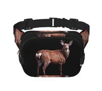 Robusto cervo rosso modello trendy alla moda marsupio unisex viaggio sport messenger bag