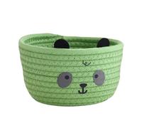 Robusto cesto portaoggetti in corda di cotone per riordinare lo spazio abitativo accessorio domestico portatile per adulti uso domestico quotidiano organizer pieghevoli