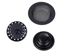 Robusto coperchio per lavello con tecnologia di tenuta dell'acqua per una gestione affidabile dei rifiuti (kit nero)