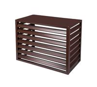 Robusto Copricondizionatore in Alluminio Antifurto, Copertura Condizionatore Esterno, Copertura Protettiva Decorativa, Copertura per Recinzione Privacy in Metallo, Adatta per Interni ed Esterni (Colo