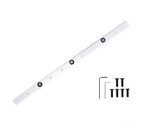 Robusto cursore per barra obliqua in lega di alluminio per seghe da banco e guide a T e slot a T, include più fori di montaggio e viti di regolazione per precisione (450 mm)