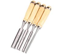 Robusto e Facile da Usare Set di scalpelli per Legno 4PCS Scalpello Mezzo Tondo Kit di sgorbie per Intaglio del Legno Set di Strumenti per Incisione a Mano per la Lavorazione del l