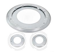 Robusto espositore rotondo con piatto girevole e cavo con lamiera zincata antiruggine e cuscinetti a sfera profondi per un funzionamento regolare (14 cm)