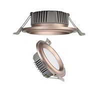 Robusto faretto da soffitto a LED in Alluminio pressofuso di Lusso, Elegante, Decorativo, faretto da Incasso, Alta luminosità, Lampada da soffitto a Filo per Cucina e Ristorante, Pannello rotond
