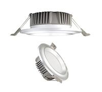 Robusto faretto da soffitto a LED in Alluminio pressofuso di Lusso, Elegante, Decorativo, faretto da Incasso, Alta luminosità, Lampada da soffitto a Filo per Cucina e Ristorante, Pannello rotond